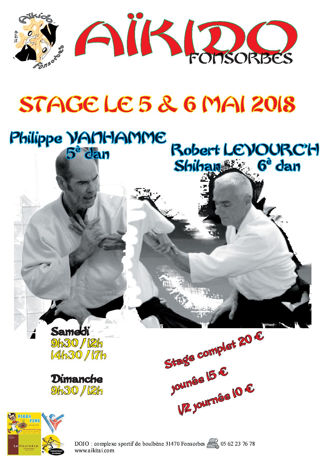 Stage club à Fonsorbes 5-6 mai 2018