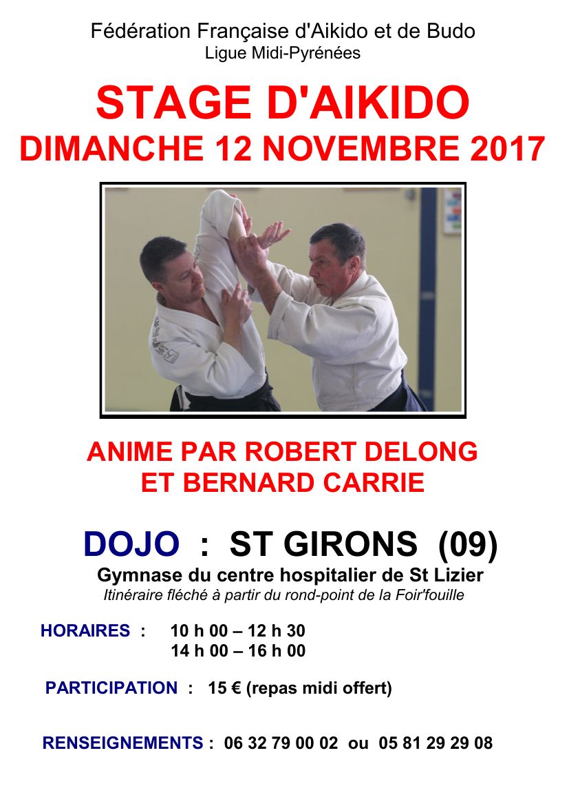 Stage Aïkido - Saint-Girons