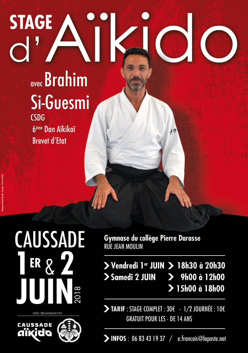 1er et 2 Juin 2018 - Stage avec Brahim Si-Guesmi à Caussade