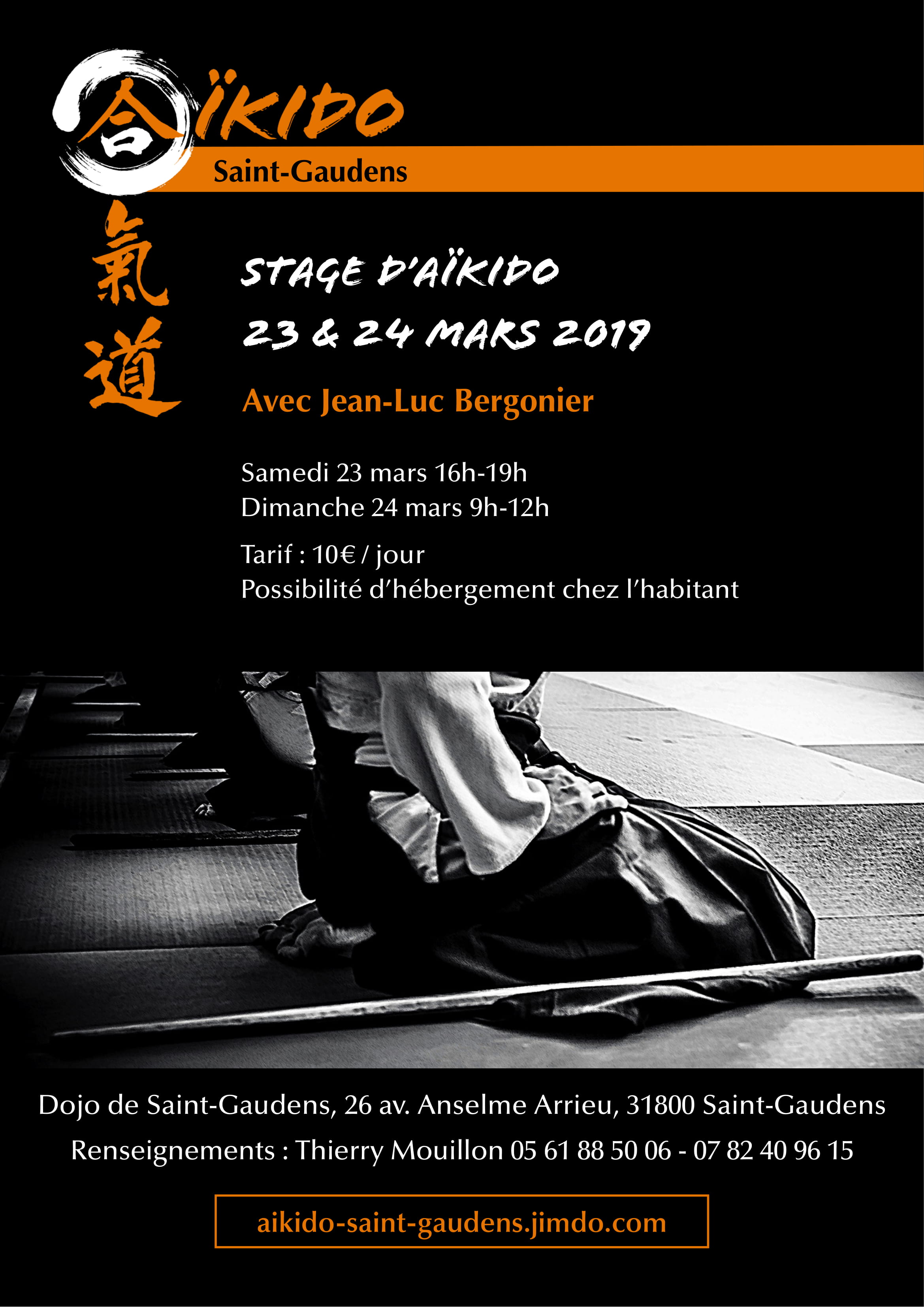 23 & 24 mars 2019 Stage avec Jean-Luc Bergonier à Saint-Gaudens