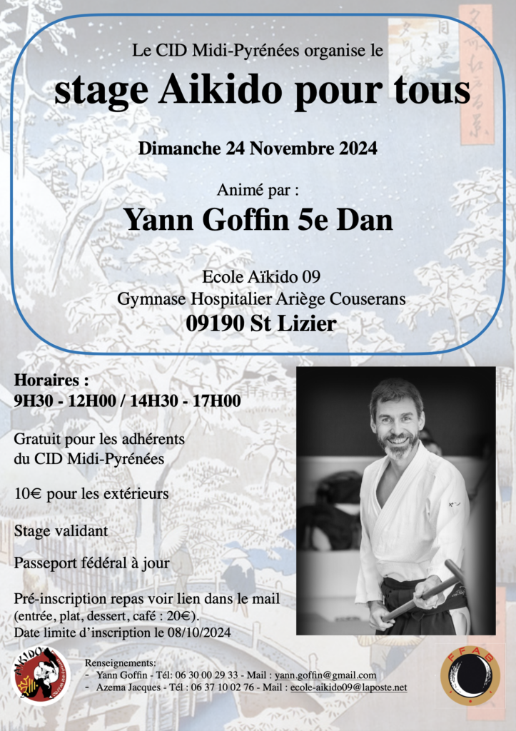 Stage Aikido pour tous à 09 St Lizier