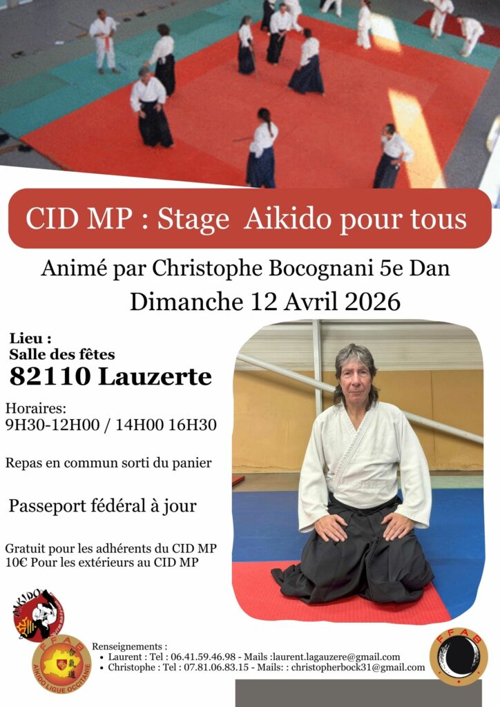 Stage Aikido à Lauzerte le 12:04:2026