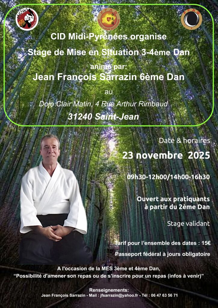 Stage MES 3-4 eme DAN
