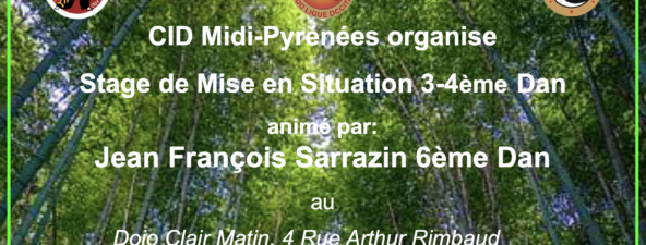 Photos et compte rendu du stage MES 3-4 Dan du 29 mars 2026